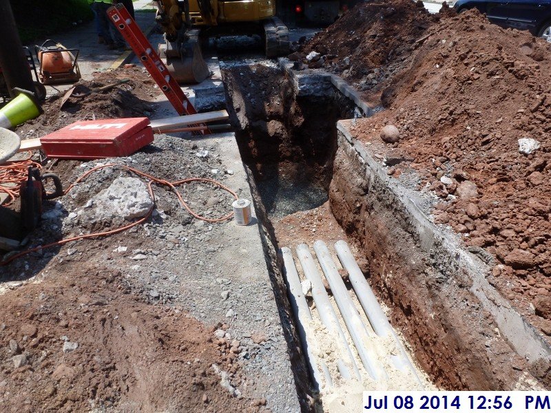 Underground piping at Rahway Ave. past the bridge Facing the new Court Building (800x600)